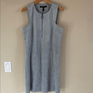 BCBGMaxAzria Light Gray Mini Dress